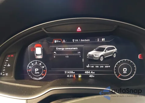 2019 Audi Q7 45 Premium/45 Se Premium z USA, uszkodzony, nr VIN WA1LHAF70KD038009